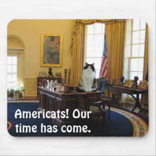 Americats! Our Time Has Come Mouse Pad