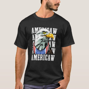 Americaw Eagle American Flag Bandanna Patriotic Us T-Shirt