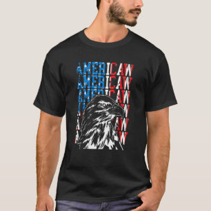 Americaw Eagle American Flag Bandanna Patriotic Us T-Shirt