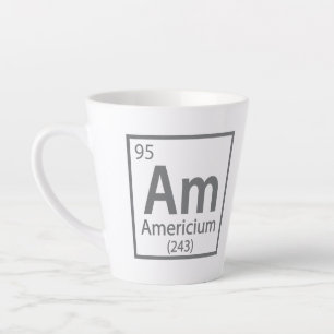 Americium - American Science Periodic Table Latte Mug
