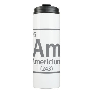 Americium - American Science Periodic Table Thermal Tumbler