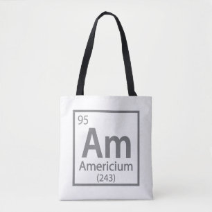 Americium - American Science Periodic Table Tote Bag
