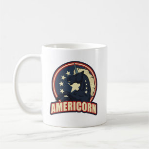 Americorn 4th of july coffee mug