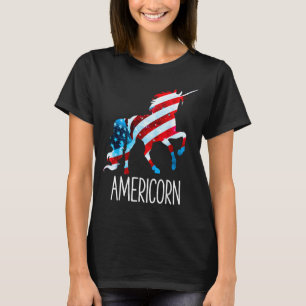 Americorn unicorn 4th of july T-Shirt
