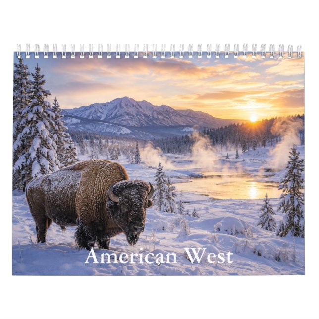 Americqan West Calendar  (Cover)