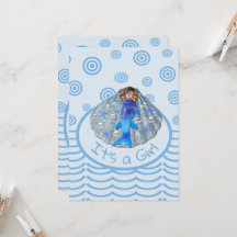 Americus Mermaid Shell It's a Girl