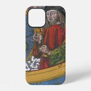 Amerigo Vespucci Explorer on a Map of the Americas iPhone Case