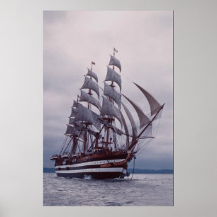 Amerigo Vespucci", Italy Poster