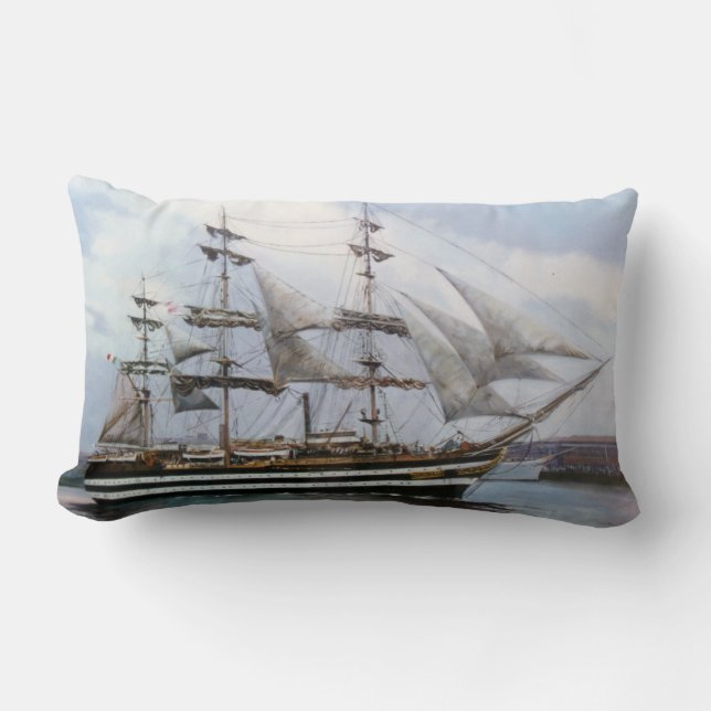 Amerigo Vespucci Lumbar Cushion (Front)