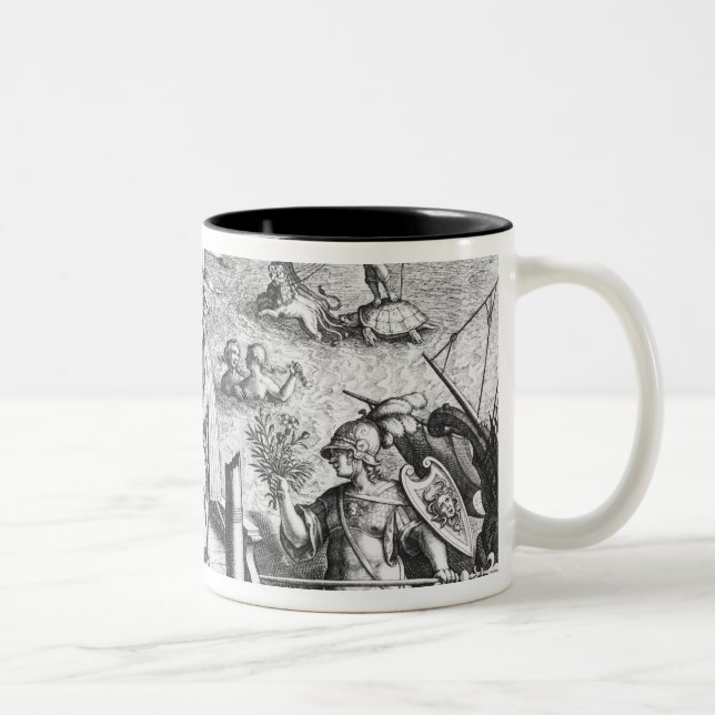 Amerigo Vespucci Two-Tone Coffee Mug (Right)