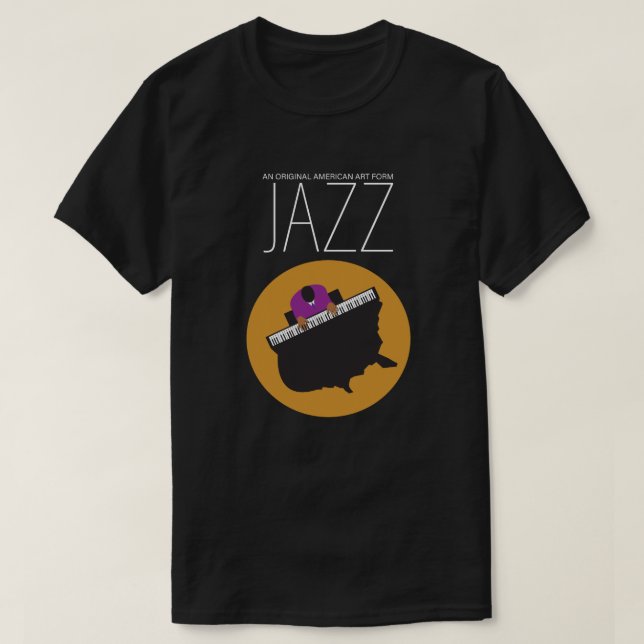AmeriJazz Bella+Canvas Jersey Short Sleeve T-Shirt (Design Front)
