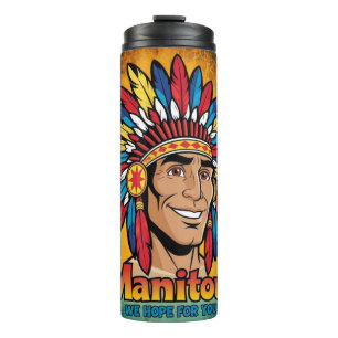 Amerika-Indianer Thermal Tumbler