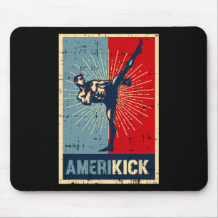 Amerikick America Kickboxing 4th Of July Awesome U Mouse Pad