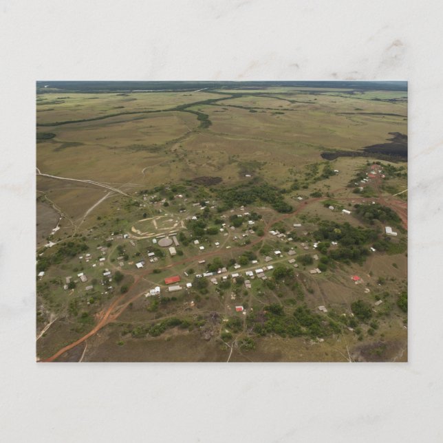 Amerindan Village. Seasonally-flooded Postcard (Front)