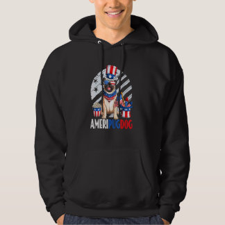 Ameripugdog 4th Of July For Kids Boys Men Women Hoodie
