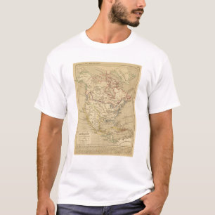 Amerique Septentrionale en 1840 T-Shirt