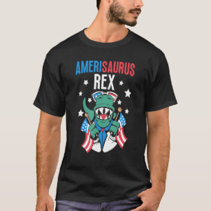 Amerisaurus Rex Usa 4Th Of July America Independen T-Shirt