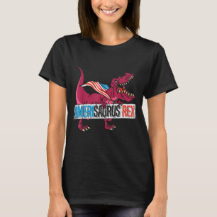 Amerisaurus rex usa america independence 4th of T-Shirt