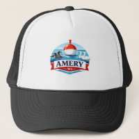 Amery Wisconsin Lake Life Souvenir - Fishing Hat