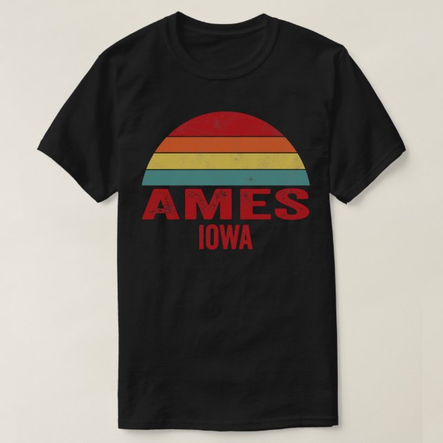 Ames Iowa T-Shirt (Design Front)