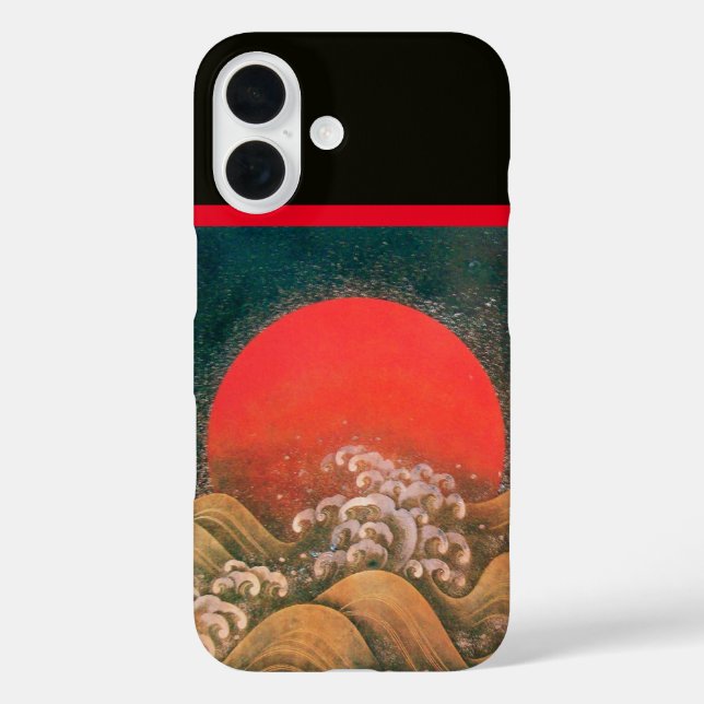 AMETERASU ,SUN GODDESS Red Brown Black Case-Mate iPhone Case (Back)