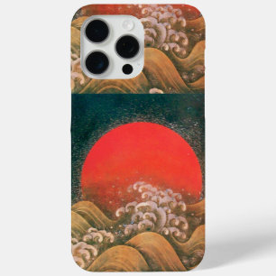 AMETERASU , SUN GODDESS red brown black iPhone 15 Pro Max Case