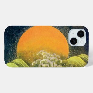 AMETERASU , SUN GODDESS yellow green black iPhone 15 Case