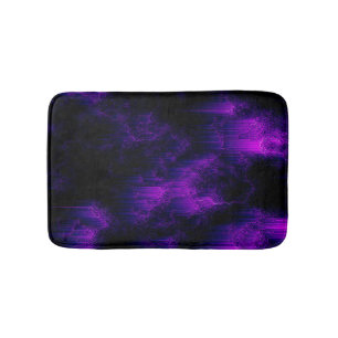 Amethyst Abstract Bath Mat