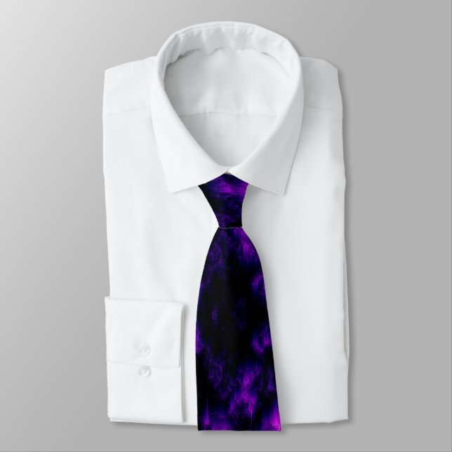 Amethyst Abstract Tie (Tied)