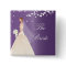 Amethyst Bride Bridal Party  Button