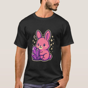 Amethyst Crystal Bunnies Star Dust Kiddo Children T-Shirt