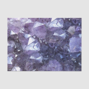 Amethyst Crystal Cluster Tissue Paper