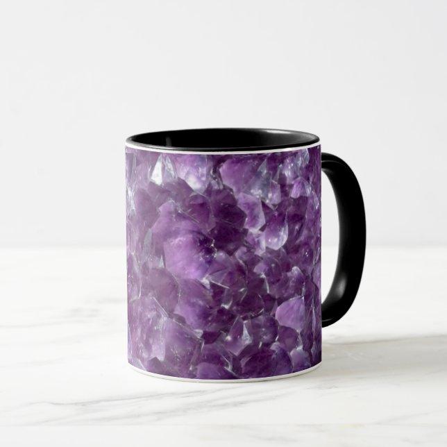 Amethyst Crystal Mug (Front Right)