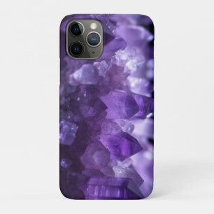 Amethyst crystals iPhone 11 pro case