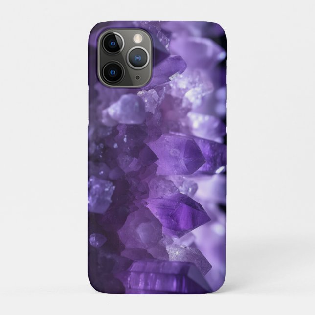 Amethyst crystals Case-Mate iPhone case (Back)
