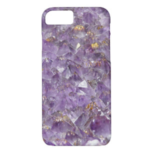 amethyst crystals phone case