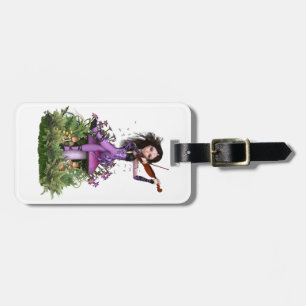 Amethyst Fairy ~ Sweet Melody Luggage Tag