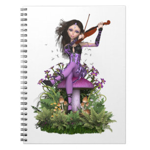 Amethyst Fairy ~ Sweet Melody Notebook