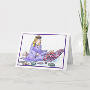 Amethyst - February birthday Card