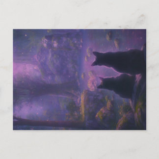 Amethyst Forest Holiday Postcard