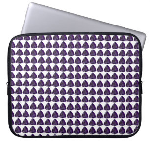 Amethyst Gemstone, February Birthstone, Purple Laptop Sleeve
