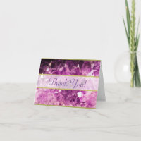 Amethyst Gemstone Image Thank You