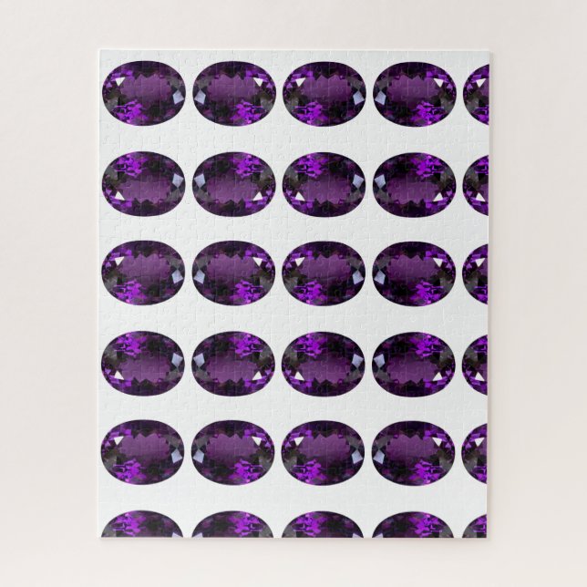 Amethyst Gemstone Jigsaw Puzzle (Vertical)