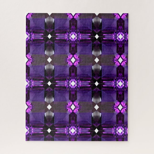 Amethyst Gemstone Purple Jigsaw Puzzle (Vertical)