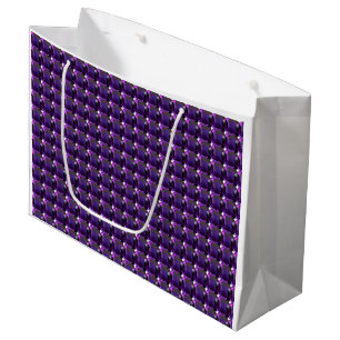 Amethyst Gemstone Purple Large Gift Bag