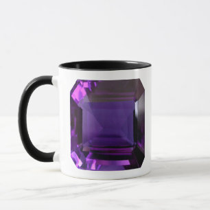 Amethyst Gemstone Purple Mug