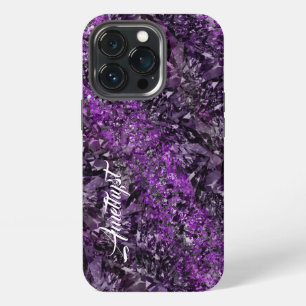 Amethyst Gemstone with Name Case-Mate iPhone Case