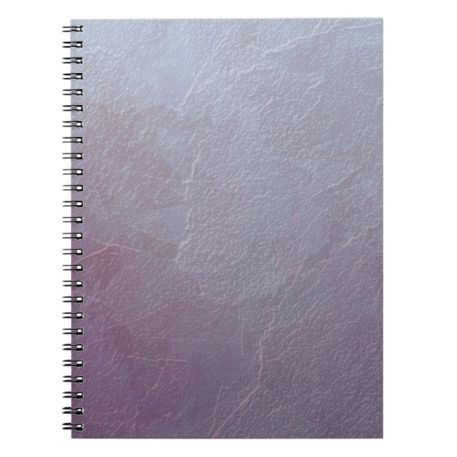 Amethyst Ice Abstract Art Notebook (Front)