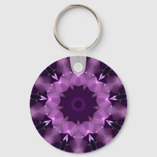 Amethyst Kaleidoscope Key Ring