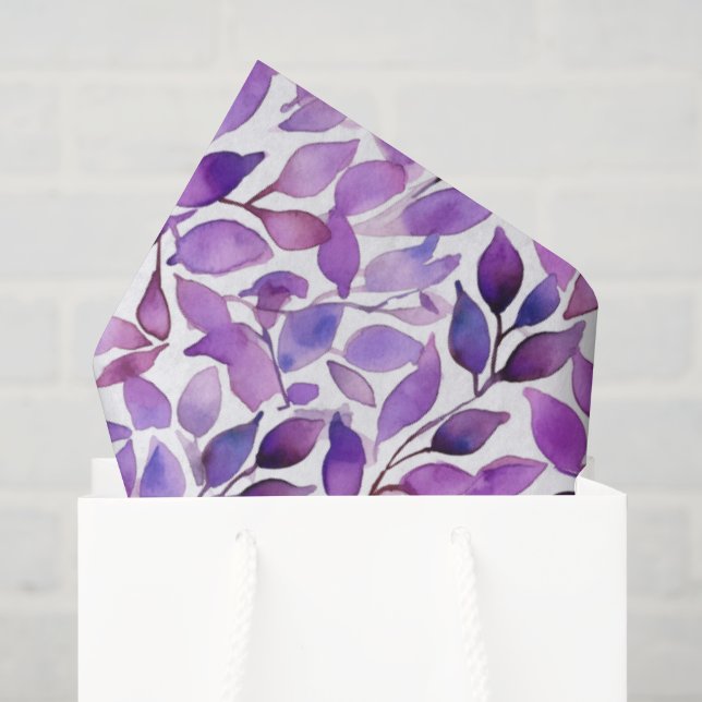 Amethyst Leaves Tissue Paper (Gift Bag)